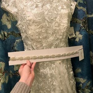 David’s Bridal wedding belt